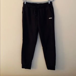 Adidas black joggers